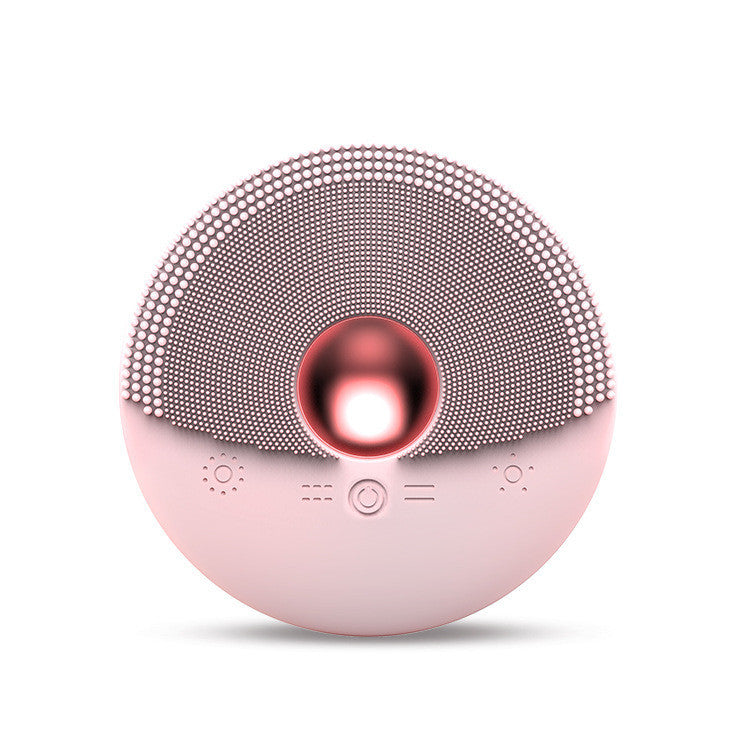 HKM-836371 Heated Silicone Face Wash with Ultrasonic Vibration - Cleanse and Refresh