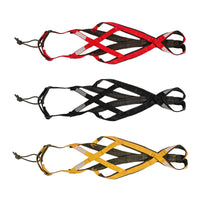 HKM-700307 Dog Outdoor Sled Chest Harness - Adjustable Nylon in Black, Red, Yellow