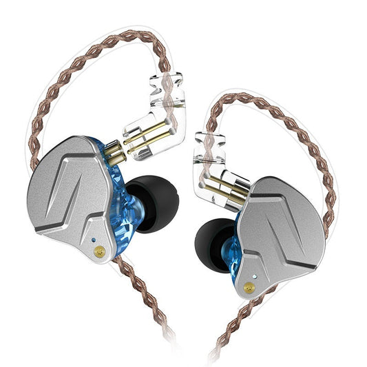 KTX-890771 Metalllic Subwoofer In-Ear Headphones with Ear-Wrap Design and 3.5 mm Plug