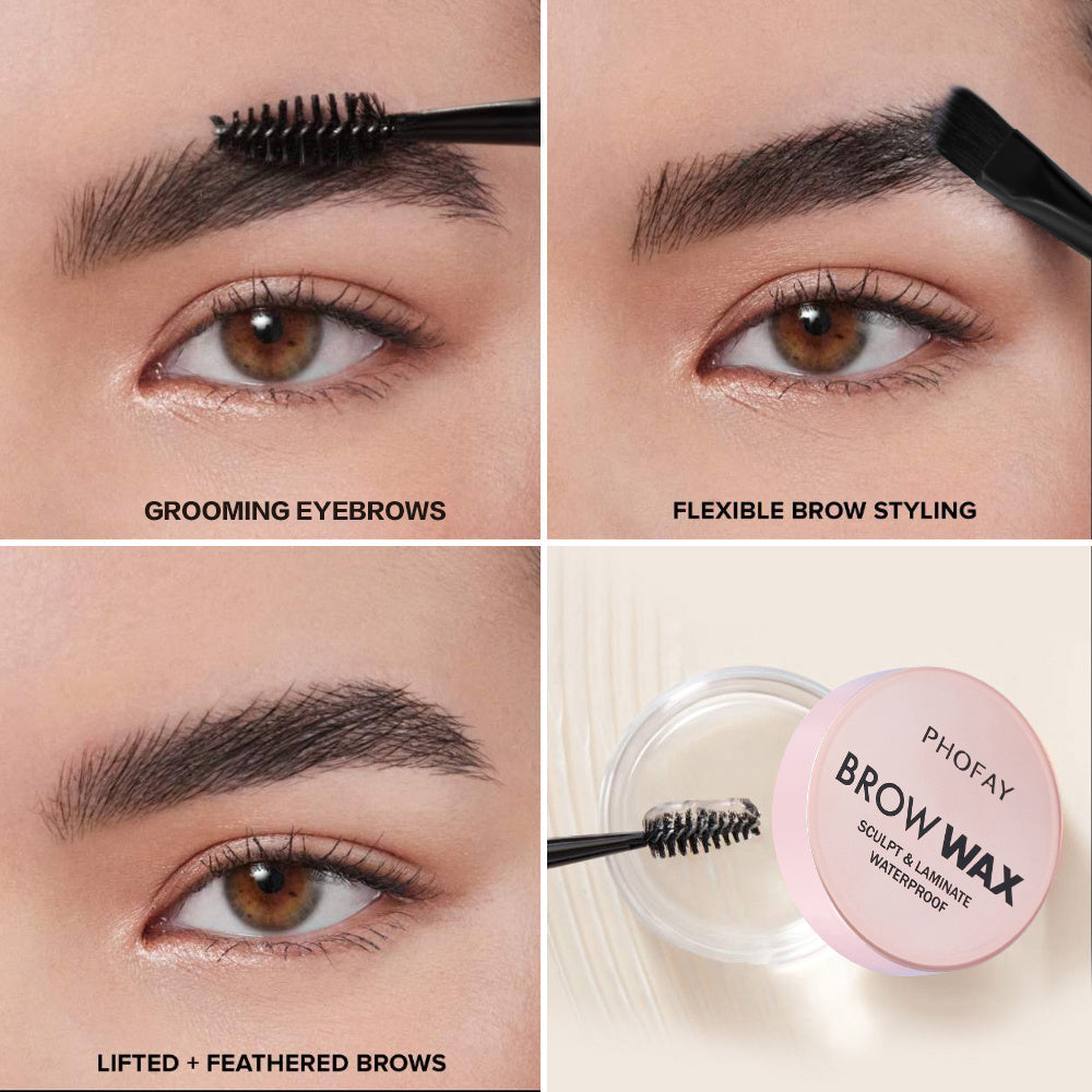HKM-155795 Sculpting Eyebrow Wax - Long-Lasting and Waterproof Formula, 7g