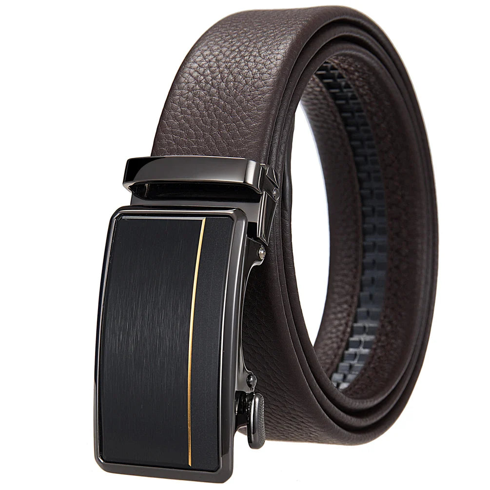 HKM-094355 Men's Alloy Automatic Buckle - 3.5cm Wide - Model LY36-25632-5