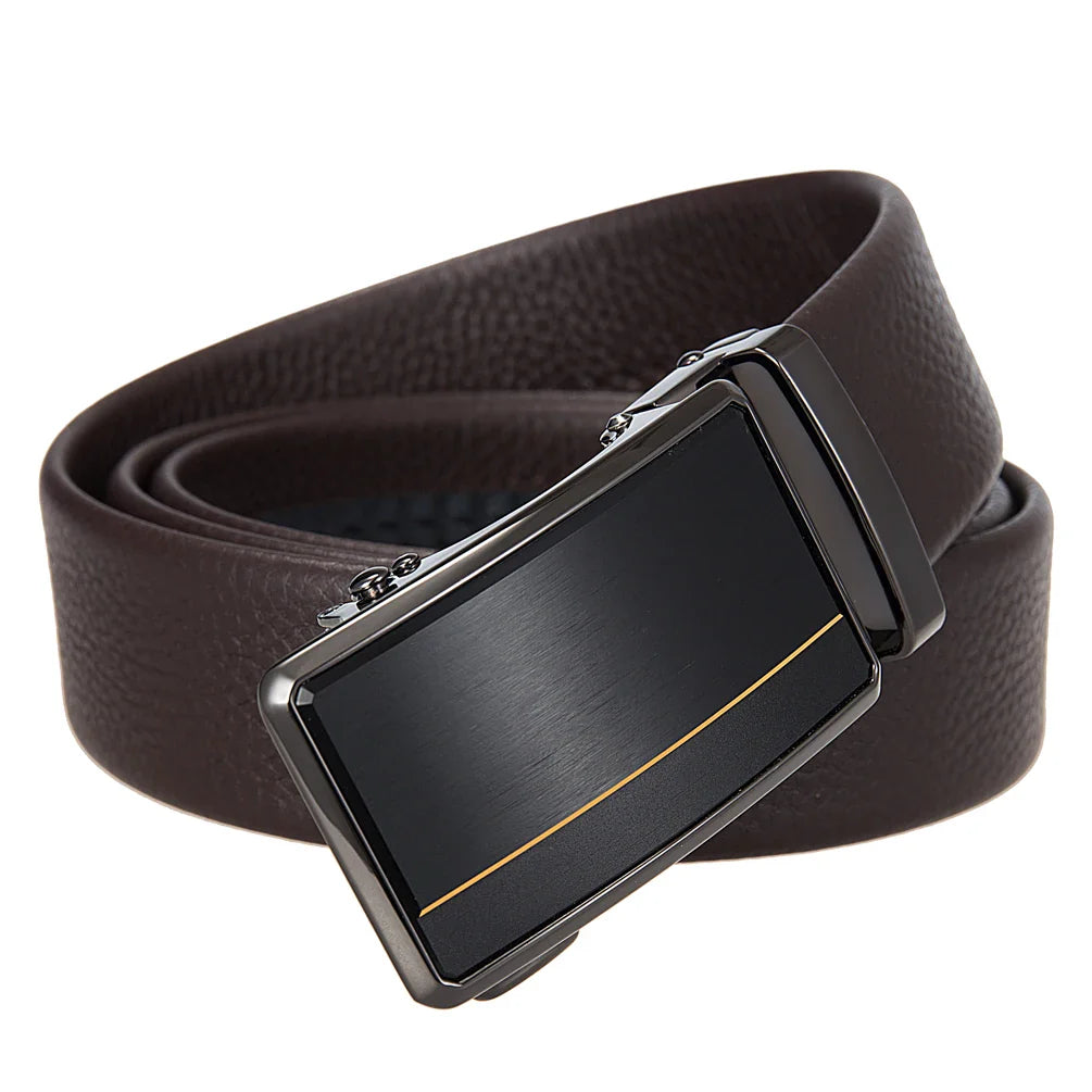 HKM-094355 Men's Alloy Automatic Buckle - 3.5cm Wide - Model LY36-25632-5