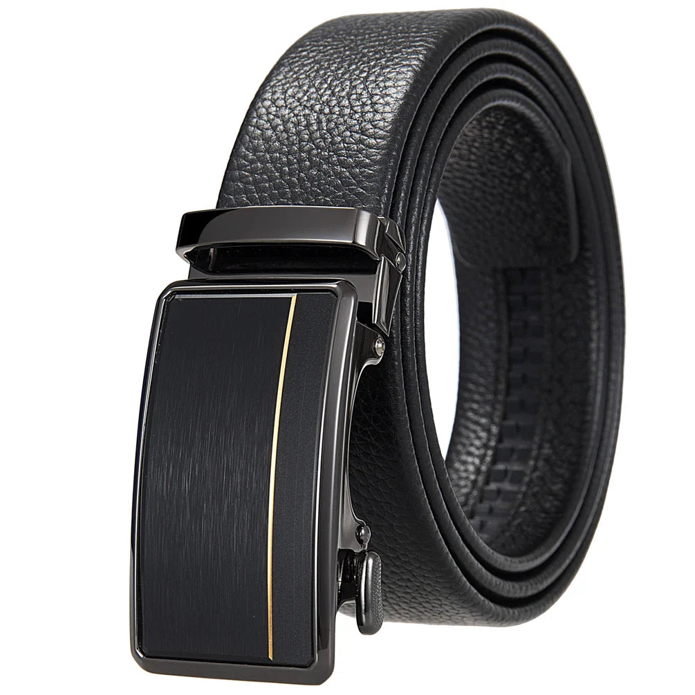 HKM-094355 Men's Alloy Automatic Buckle - 3.5cm Wide - Model LY36-25632-5