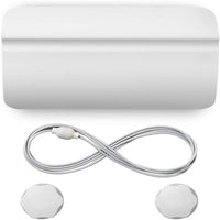 HKM-056787 Large Plastic Pet Door with Direction Control - White, 25*14*3.5CM, 1.1M Rope Length