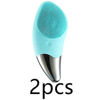 HKM-126675 Silicone Facial Cleansing Brush with Charging Function - Compact Size 131.2 x 56 mm, Ideal for Gentle Cleansing