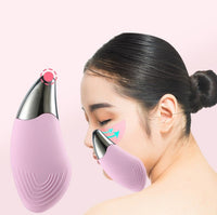 HKM-126675 Silicone Facial Cleansing Brush with Charging Function - Compact Size 131.2 x 56 mm, Ideal for Gentle Cleansing