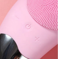 HKM-126675 Silicone Facial Cleansing Brush with Charging Function - Compact Size 131.2 x 56 mm, Ideal for Gentle Cleansing