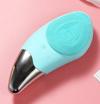 HKM-126675 Silicone Facial Cleansing Brush with Charging Function - Compact Size 131.2 x 56 mm, Ideal for Gentle Cleansing