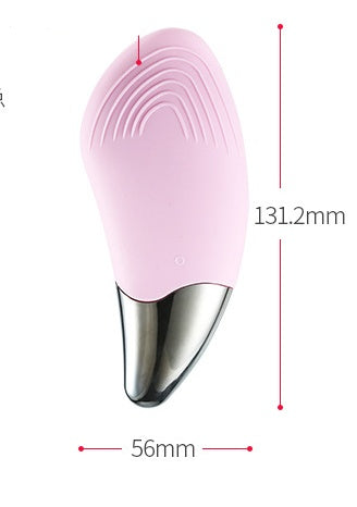 HKM-126675 Silicone Facial Cleansing Brush with Charging Function - Compact Size 131.2 x 56 mm, Ideal for Gentle Cleansing