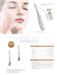 HKM-752211 Heat Therapy Eye Massager with Vibration for Crow's Feet and Dark Circles, Model 106SK1069