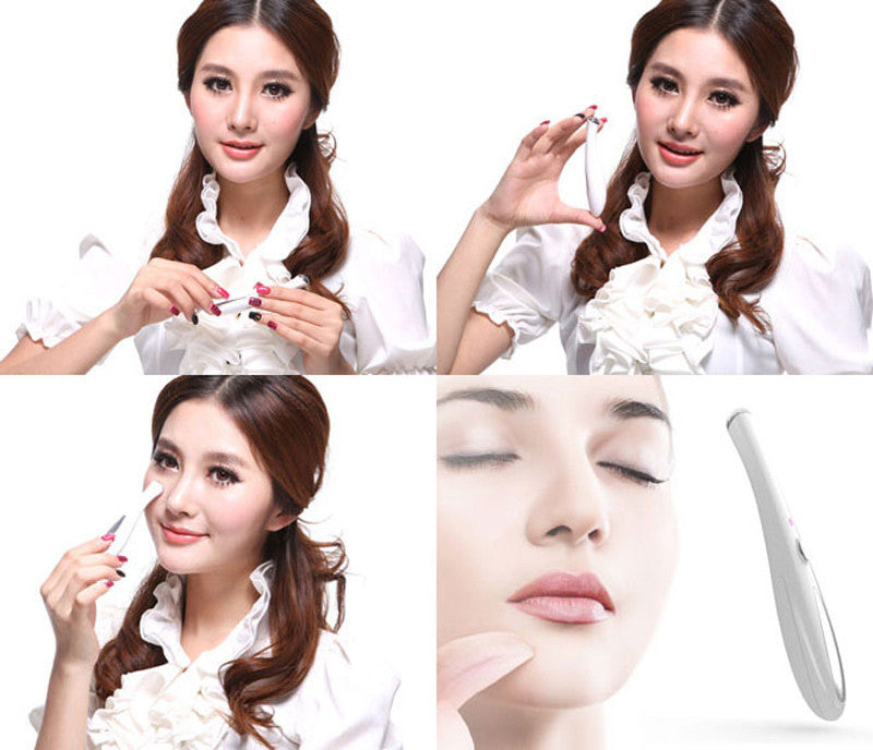 HKM-752211 Heat Therapy Eye Massager with Vibration for Crow's Feet and Dark Circles, Model 106SK1069