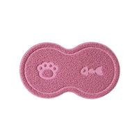 HKM-241363 Ceramic Pet Bowl with Silicone Mat for Mess-Free Feeding