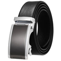 HKM-831059 Automatic Buckle Belt for Men in First Layer Cowhide - Model LY87363-5