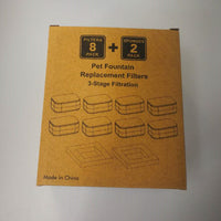 HKM-859027 Automatic Ceramic Pet Water Dispenser Filter Cartridge Box with Activated Carbon Element