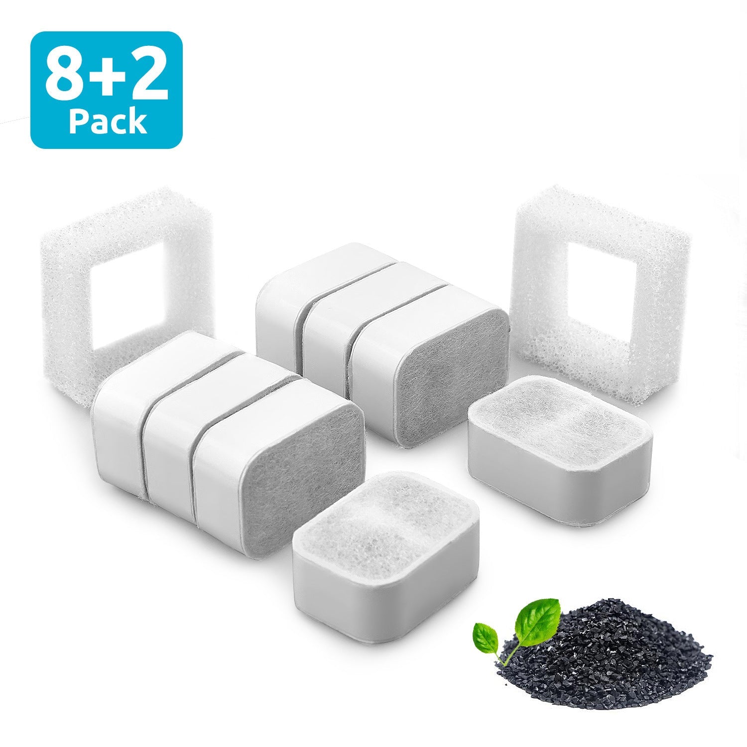 HKM-859027 Automatic Ceramic Pet Water Dispenser Filter Cartridge Box with Activated Carbon Element