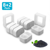 HKM-859027 Automatic Ceramic Pet Water Dispenser Filter Cartridge Box with Activated Carbon Element
