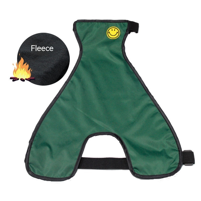 HKM-557587 Waterproof Bellyband Pet Apron in Red, Green, and Orange for Dogs - Casual Polyester Clothing