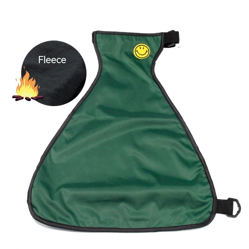 HKM-557587 Waterproof Bellyband Pet Apron in Red, Green, and Orange for Dogs - Casual Polyester Clothing