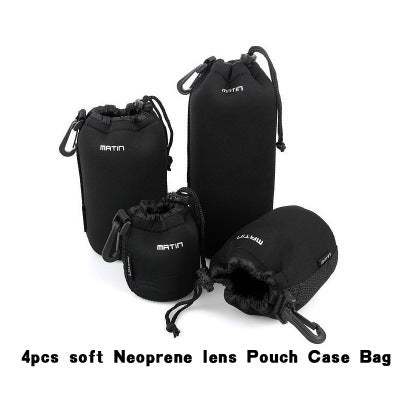 KTX-463379 SLR Camera Lens Bag - Protective Cover in Multiple Sizes (S, M, L, XL) for Diameter Up to 10cm