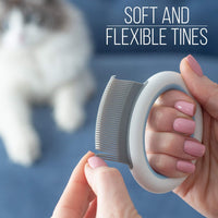 HKM-577171 Grooming Tool for Cats and Dogs ¨C Effective Deshedding and Dematting Comb
