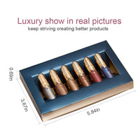 HKM-476883 Matte Liquid Lipstick Kit - 6 Color Options, Long-Lasting Finish, Perfect for Everyday Wear