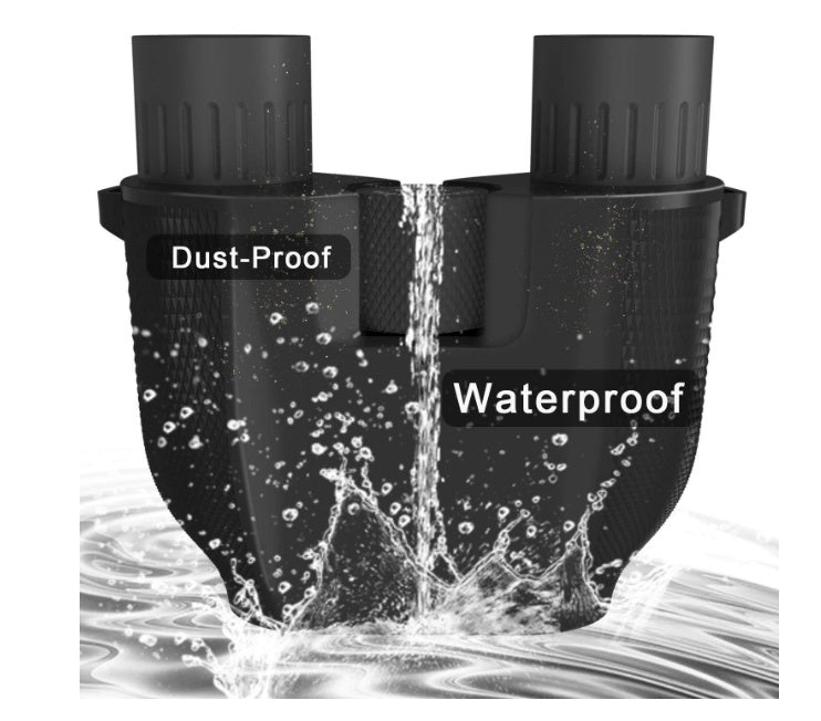 KTX-872403 10x25 High-Definition Mini Portable Outdoor Binoculars with Low-Light Night Vision