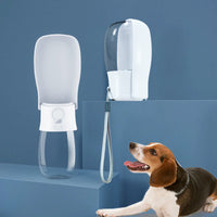 HKM-933267 Folding Portable Pet Water Bottle - 280ML Capacity for On-the-Go Hydration