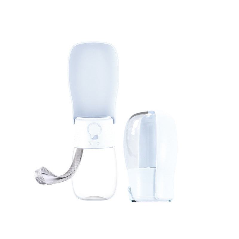 HKM-933267 Folding Portable Pet Water Bottle - 280ML Capacity for On-the-Go Hydration