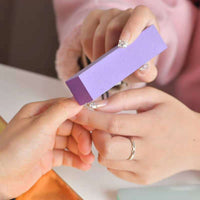 HKM-403859 High Foam Cotton Nail Polish File for Manicure and Nail Art