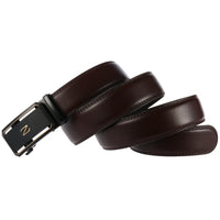HKM-464019 Automatic Two-Layer Cowhide Men's Belt with Durable Buckle - Model LY36-21596-1