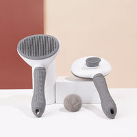 HKM-837011 Pet Grooming Comb for Cats and Dogs - Detachable Bristle Design for Easy Hair Removal and Massage Care