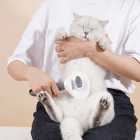 HKM-837011 Pet Grooming Comb for Cats and Dogs - Detachable Bristle Design for Easy Hair Removal and Massage Care