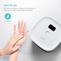 HKM-828691 Wireless Nail Phototherapy Machine with 6000mAh Battery and Dual Light Source
