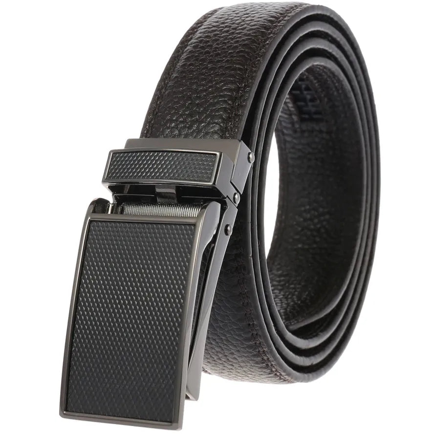 HKM-610899 Men's Automatic Ratchet Belt with Custom Printing Capability