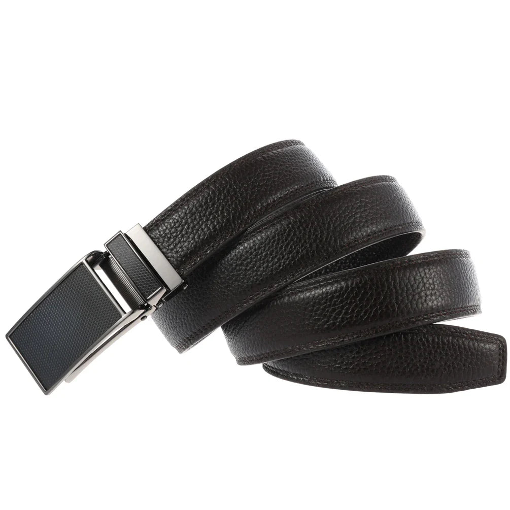 HKM-610899 Men's Automatic Ratchet Belt with Custom Printing Capability