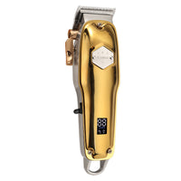 HKM-271571 Stainless Steel Electric Hair Clipper with USB Charging, 2200mAh Battery, Fine Adjustment Options, and Multiple Combs