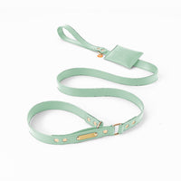HKM-495635 One-Piece PU Leather Explosion-Proof Dog Leash - Stylish & Durable Design