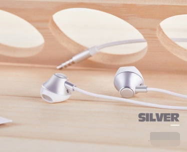 KTX-571987 Universal In-Ear Headphones with Metal Design and 3.5mm Straight Plug for Sports Use