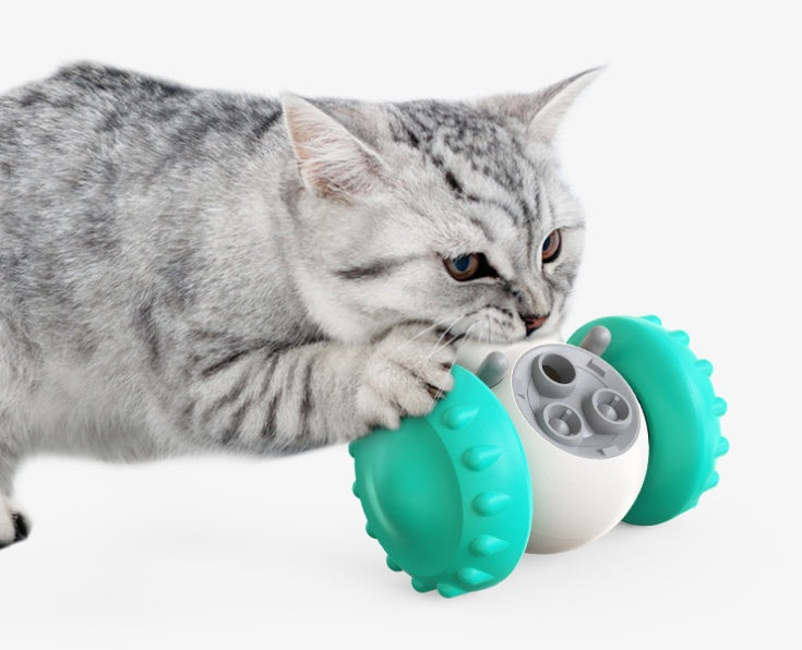 HKM-541075 Interactive Multifunctional Pet Feeding Toy Car for Dogs and Cats - Slow Food IQ Development Toy