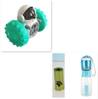 HKM-541075 Interactive Multifunctional Pet Feeding Toy Car for Dogs and Cats - Slow Food IQ Development Toy