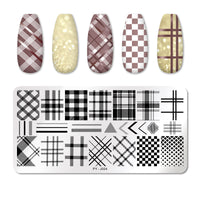 HKM-924691 Manicure Stainless Steel Nail Art Printing Plate with Transfer Technique