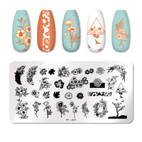 HKM-924691 Manicure Stainless Steel Nail Art Printing Plate with Transfer Technique