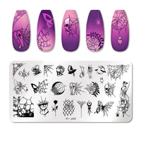 HKM-924691 Manicure Stainless Steel Nail Art Printing Plate with Transfer Technique