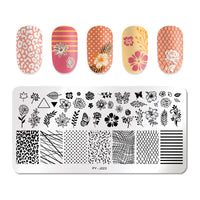HKM-924691 Manicure Stainless Steel Nail Art Printing Plate with Transfer Technique