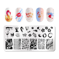 HKM-924691 Manicure Stainless Steel Nail Art Printing Plate with Transfer Technique