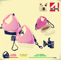HKM-560019 Automatic Telescopic Four-in-One Traction Rope with Reflective Safety Features