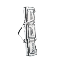 HKM-324051 Large Capacity Ski Pack for Single and Double Boards with Cardan Wheels