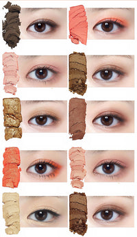 HKM-866643 NOVO 10-Color Matte Eyeshadow Palette for Versatile Makeup Looks