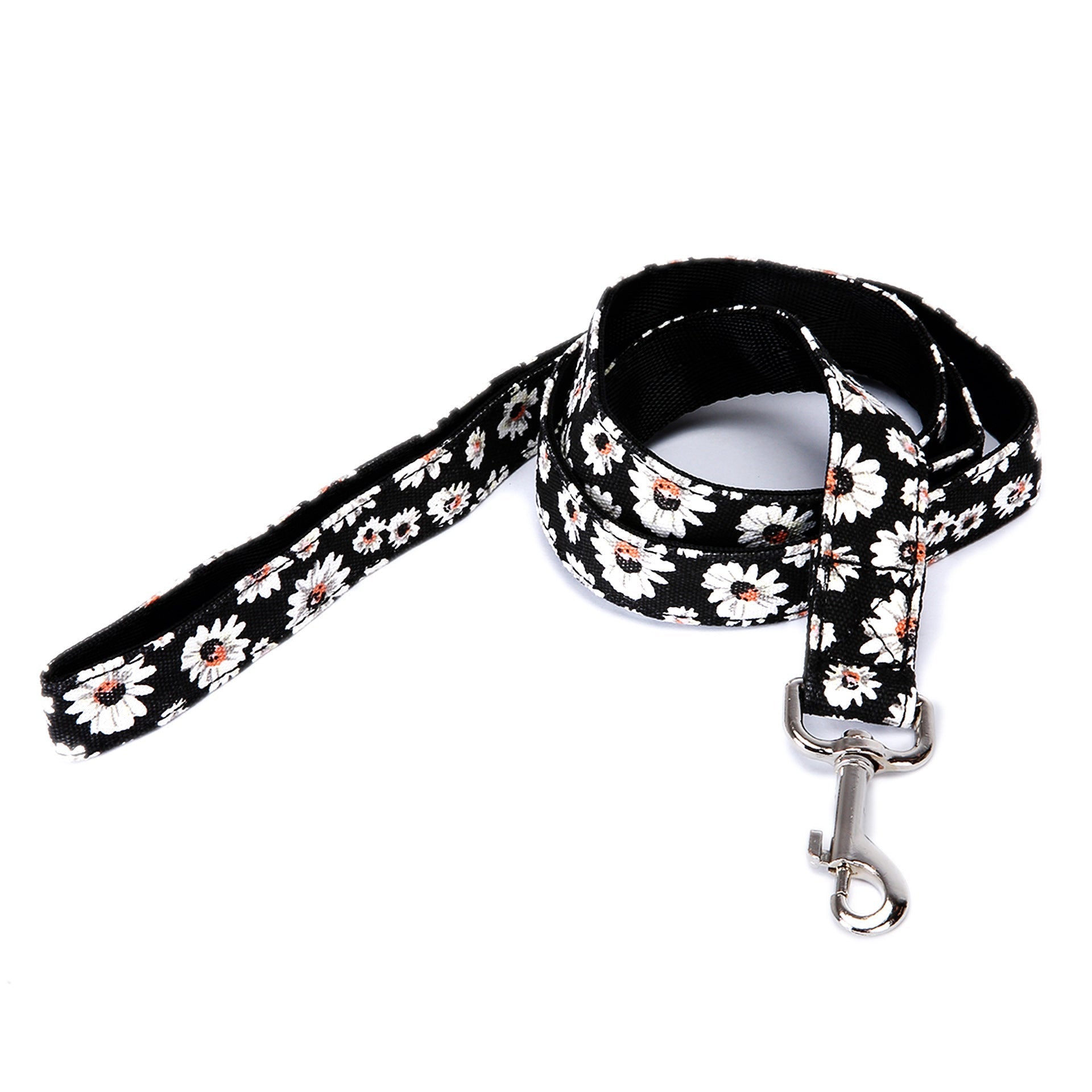 HKM-526099 Multicolor Dog Leash with Check Stripe Design - 2.5cm Width, Imitation Nylon Towing Rope