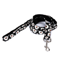 HKM-526099 Multicolor Dog Leash with Check Stripe Design - 2.5cm Width, Imitation Nylon Towing Rope